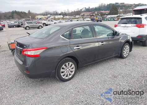 2014 Nissan Sentra Sv из США, поврежденный, VIN 3N1AB7AP5EL695270